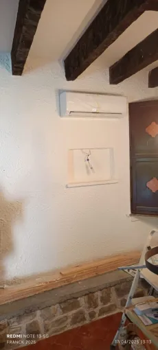 ❄️ Installation d'une climatisation Heiwa 3.5 kW dans une villa en rénovation à Le Mas (06910), Les Arcs, Franck Clim Services