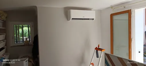 Installation de climatisation fournie par le client avec Franck Clim Services à Draguignan, Les Arcs, Franck Clim Services